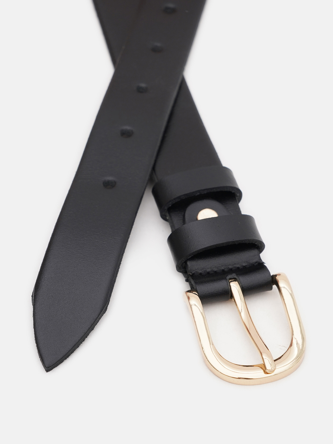 Ремінь Borsa Leather модель 100v1genw85-black Фото