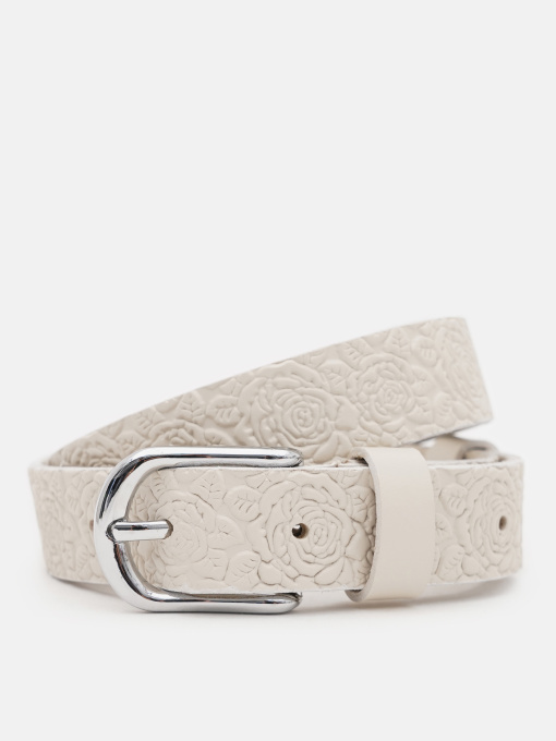 Ремінь Borsa Leather модель 110v1genw88-c.beige Фото