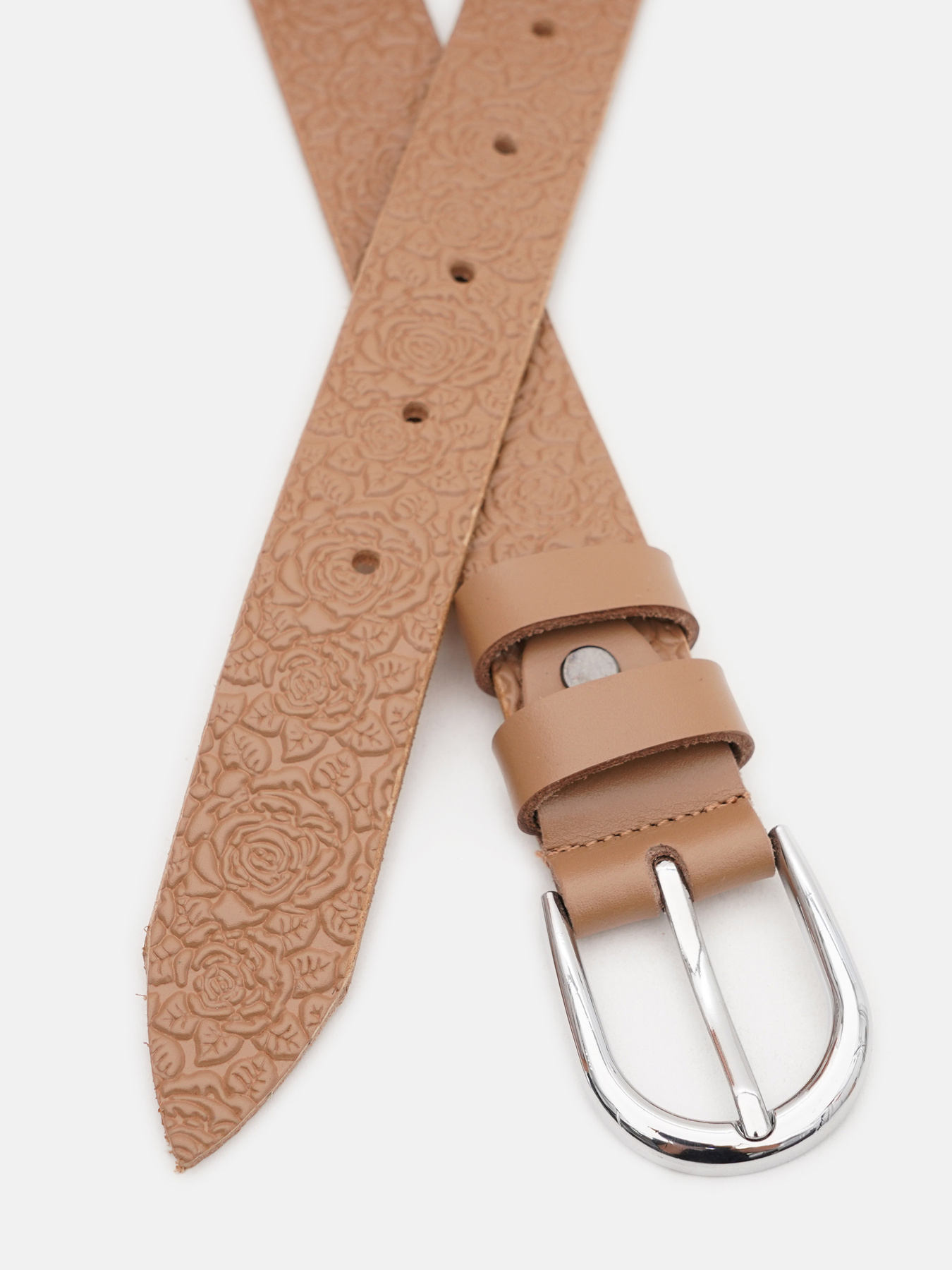 Ремінь Borsa Leather модель 100v1genw94-caramel Фото