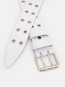 Ремень Borsa Leather модель 110v1genw97-white Фото