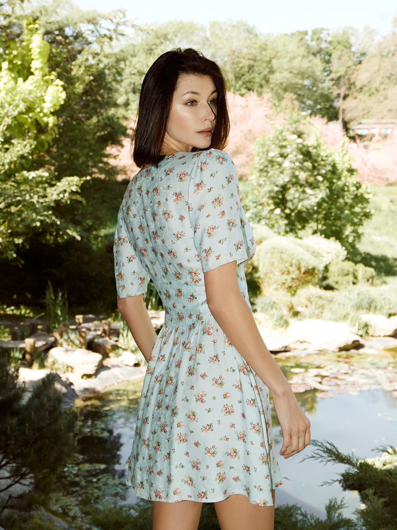 Платье мини Anais Gose Sophia blue модель dress.mini.sophia.blue Фото