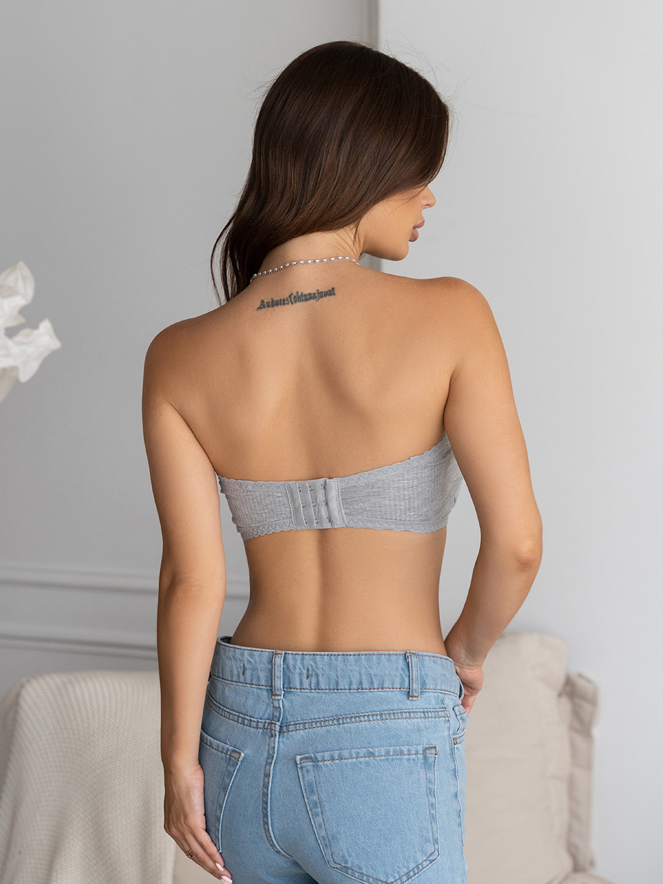 Бюстгальтер ISSA Plus модель BL3-137_серый Фото