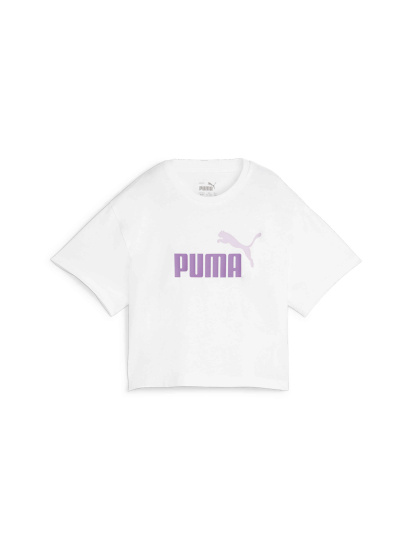 Футболка PUMA Girls Logo Cropped Tee модель 845346 - фото