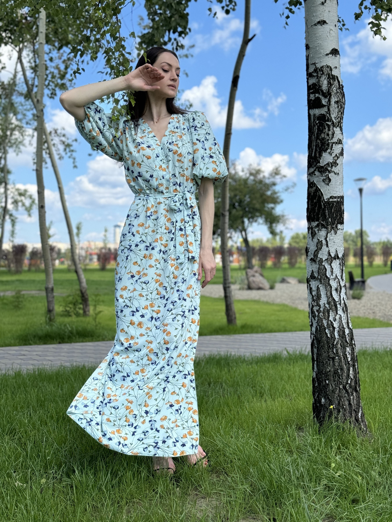 Платье макси CAT ORANGE модель 5780 Фото