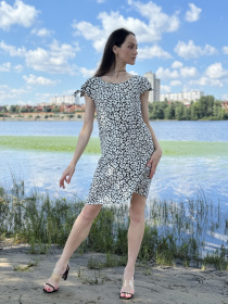 Платье мини CAT ORANGE модель 5782 Платье мини CAT ORANGE модель 5782 Фото