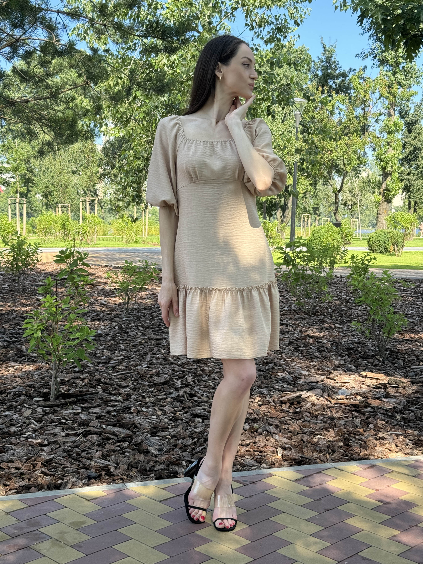 Платье мини CAT ORANGE модель 5783 Фото