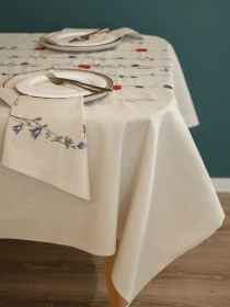 Скатертина "Польові квіти" Едельвіка модель 46-23-08 Фото