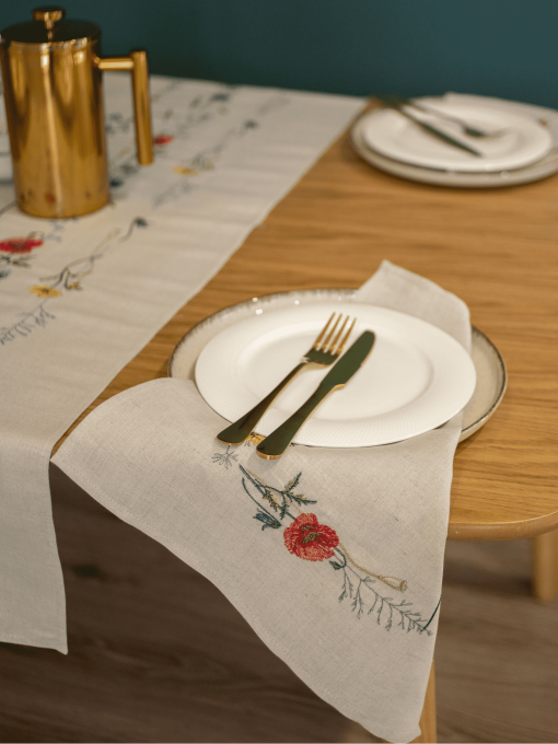 Серветка "Польові квіти" Едельвіка модель 41-23-08 Фото