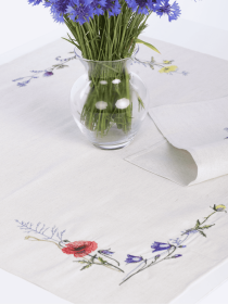 Серветка "Польові квіти" Едельвіка модель 43-23-08 Серветка "Польові квіти" Едельвіка модель 43-23-08 Фото