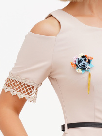 Платье миди Sassofono модель A272-CL-1599 Фото