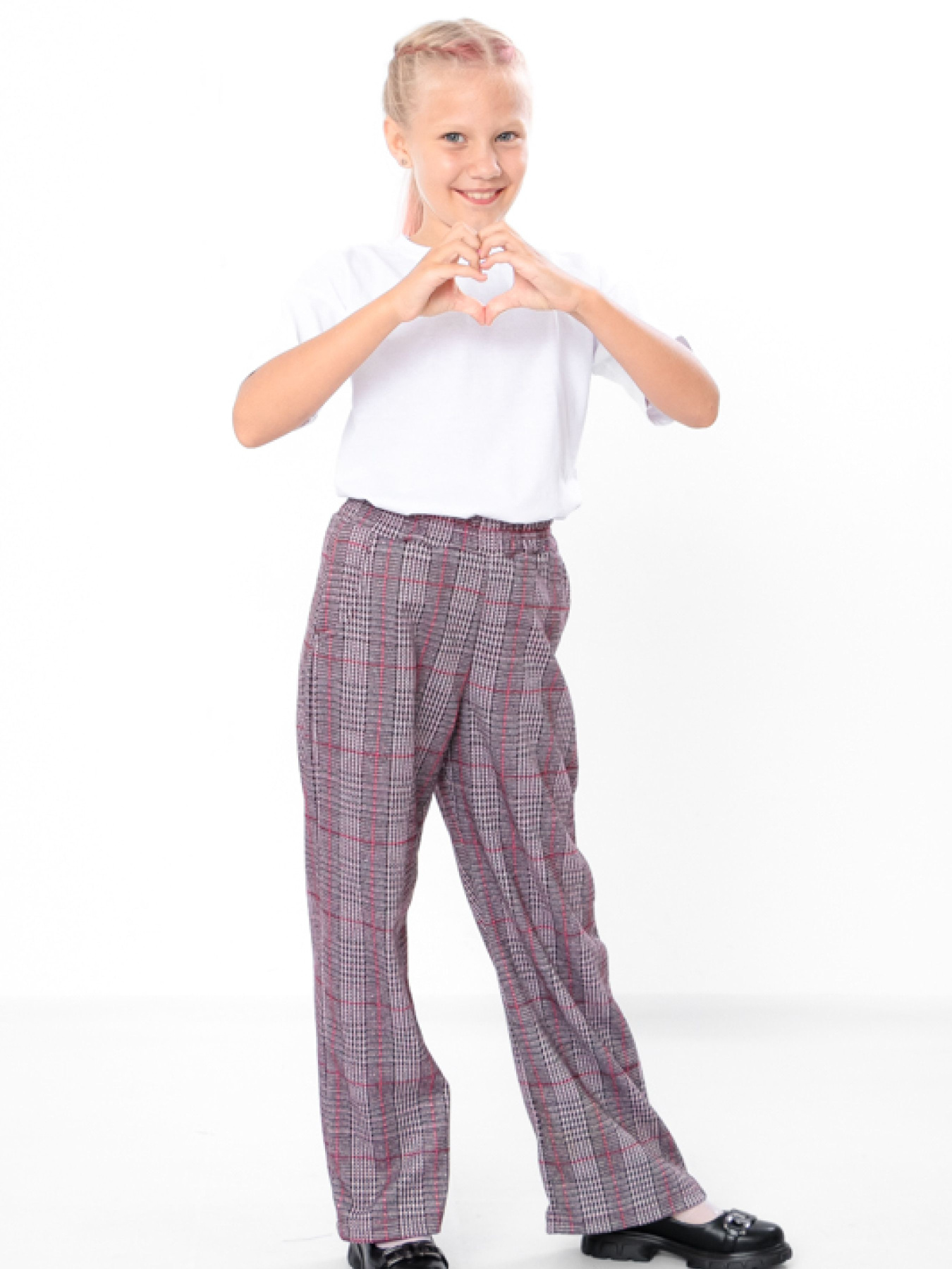 Повсякденні штани Носи своє модель 6437-086-kltinka-korichnevij-chervonij Фото