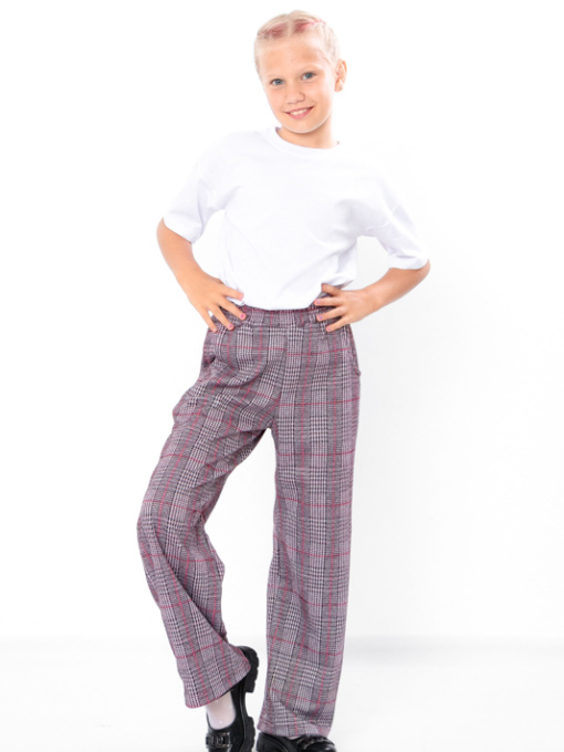 Повсякденні штани Носи своє модель 6437-086-kltinka-korichnevij-chervonij Фото