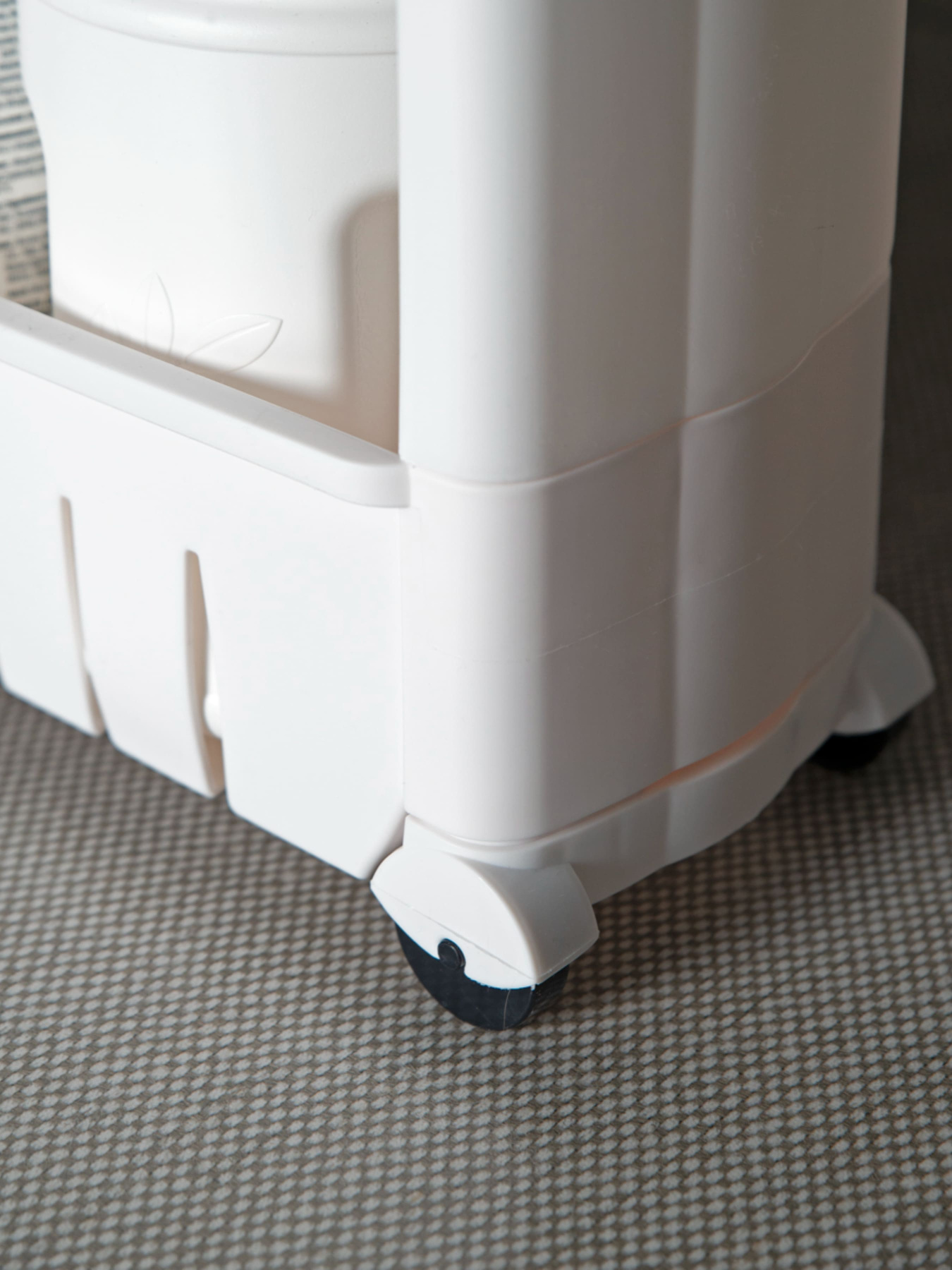 Этажерка 3-х-ярусная узкая белая MBM MY HOME модель FH-20 WHITE Фото