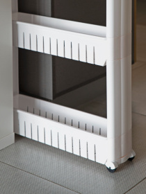 Этажерка 3-х-ярусная узкая белая MBM MY HOME модель FH-20 WHITE Фото