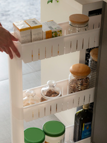 Етажерка 3-рівнева вузька біла MBM HOME модель FH-20 WHITE Фото