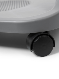 Этажерка 3-х-ярусная с корзинами на колесах серая MBM MY HOME модель FH-21 GRAY Фото