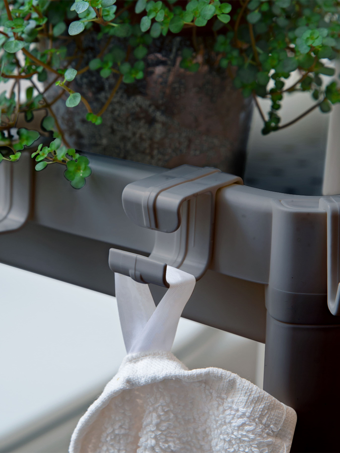 Этажерка 3-х-ярусная серая MBM MY HOME модель FH-22/3 GRAY Фото