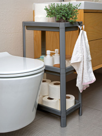 Етажерка 3-рівнева сіра MBM HOME модель FH-22/3 GRAY Фото