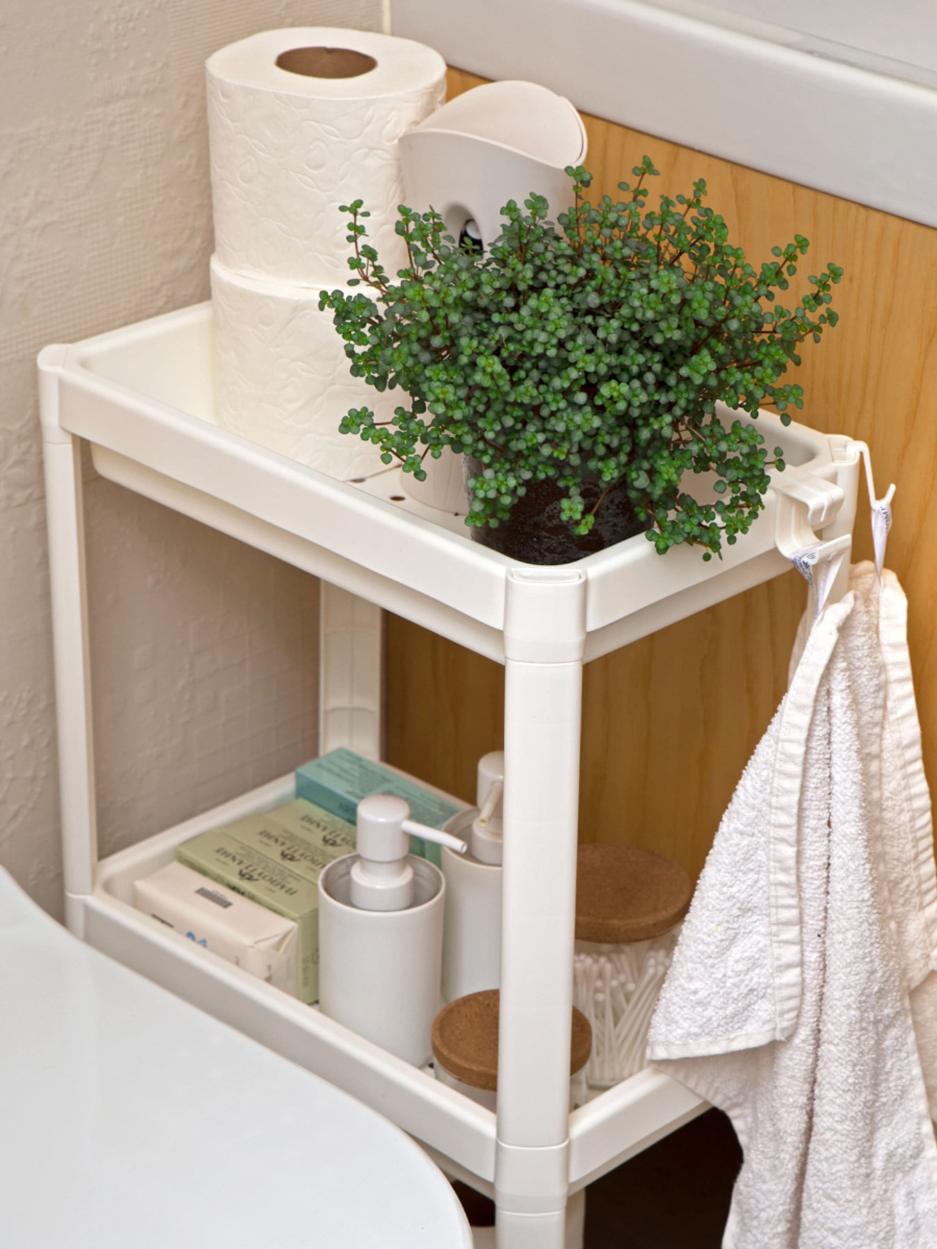 Етажерка 3-рівнева біла MBM MY HOME Модель FH-22/3 WHITE Фото