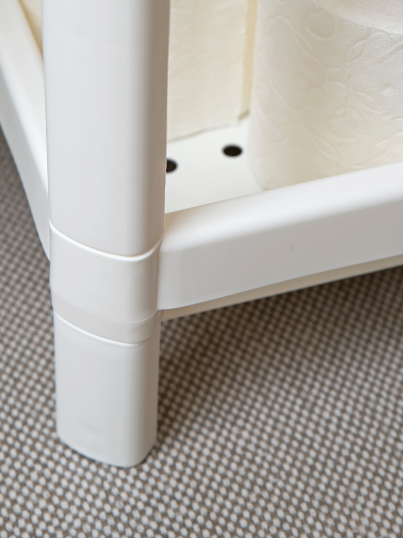 Етажерка 3-рівнева біла MBM MY HOME Модель FH-22/3 WHITE Фото