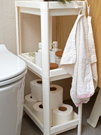 Етажерка 3-рівнева біла MBM MY HOME Модель FH-22/3 WHITE Фото