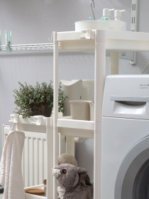 Этажерка 4-х-ярусная белая MBM MY HOME модель FH-22/4 WHITE Фото