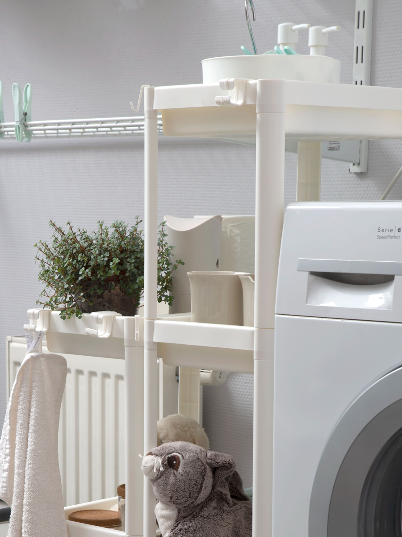 Етажерка 4-рівнева біла MBM HOME модель FH-22/4 WHITE Фото