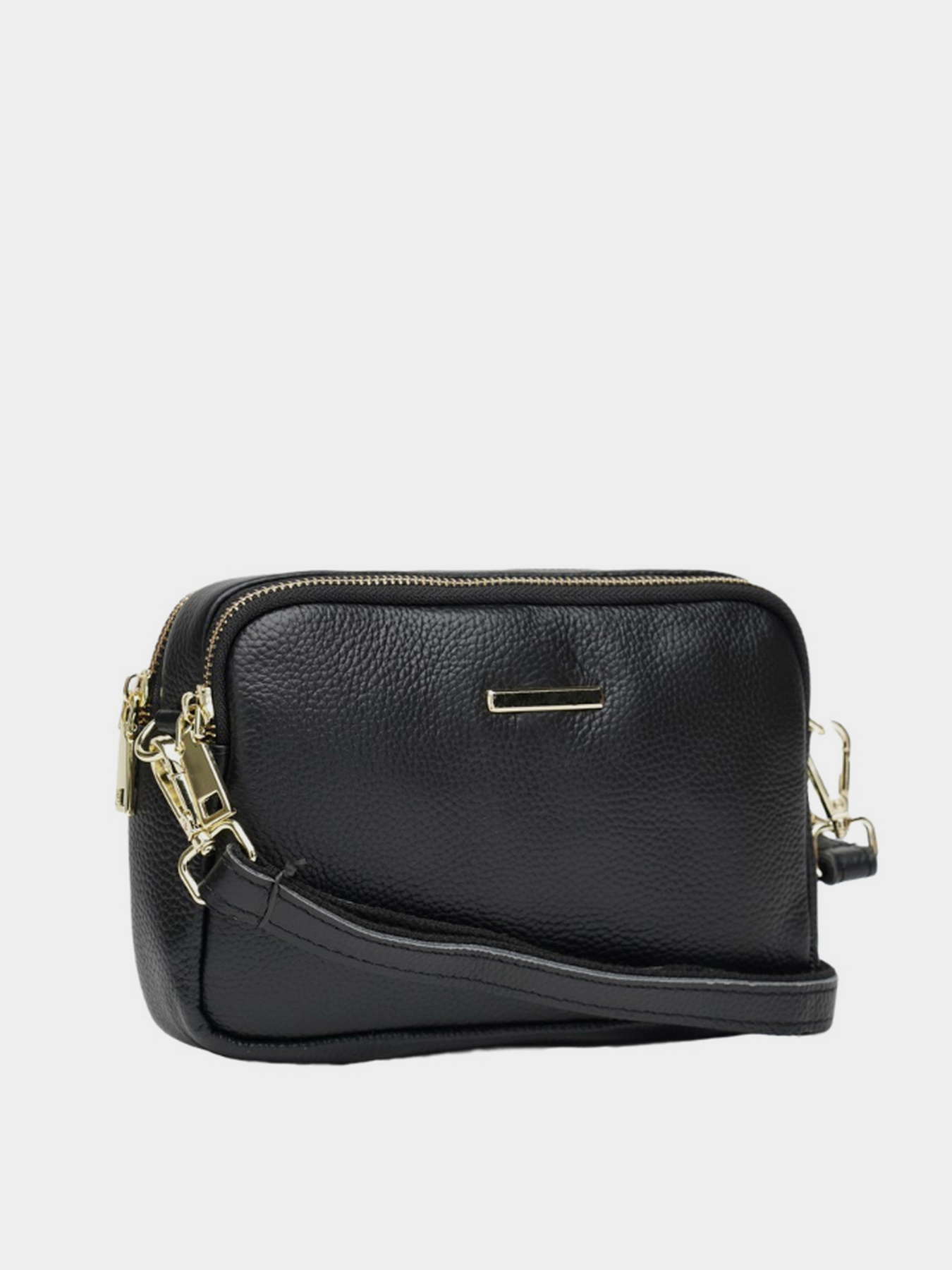 Клатч Borsa Leather модель K11906-black Фото