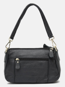 Сумка Borsa Leather модель K1211-black Фото