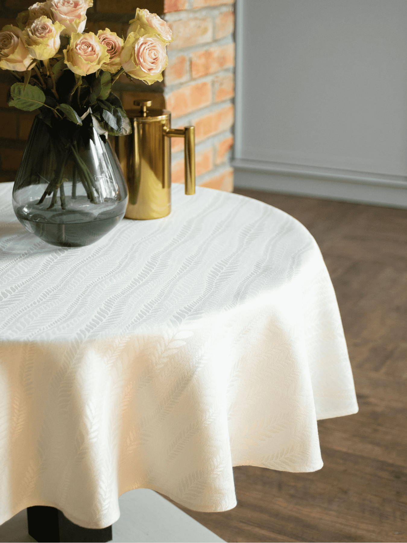 Скатертина  для круглих столів "Касабланка" Едельвіка модель 116-23-00 Фото