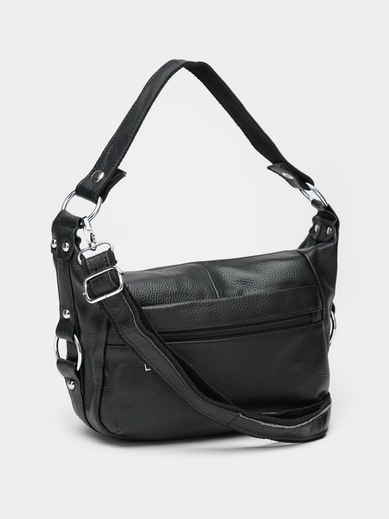 Сумка Borsa Leather модель K1131-black Фото