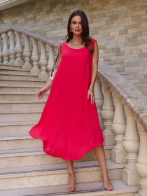 Сарафан ISSA Plus модель 14783_красный Фото