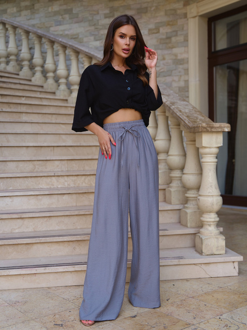 Повсякденні штани ISSA Plus модель 14788_серый Фото