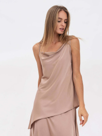 Майка Lesia модель KasiyaBeigeSHRTWLS Фото