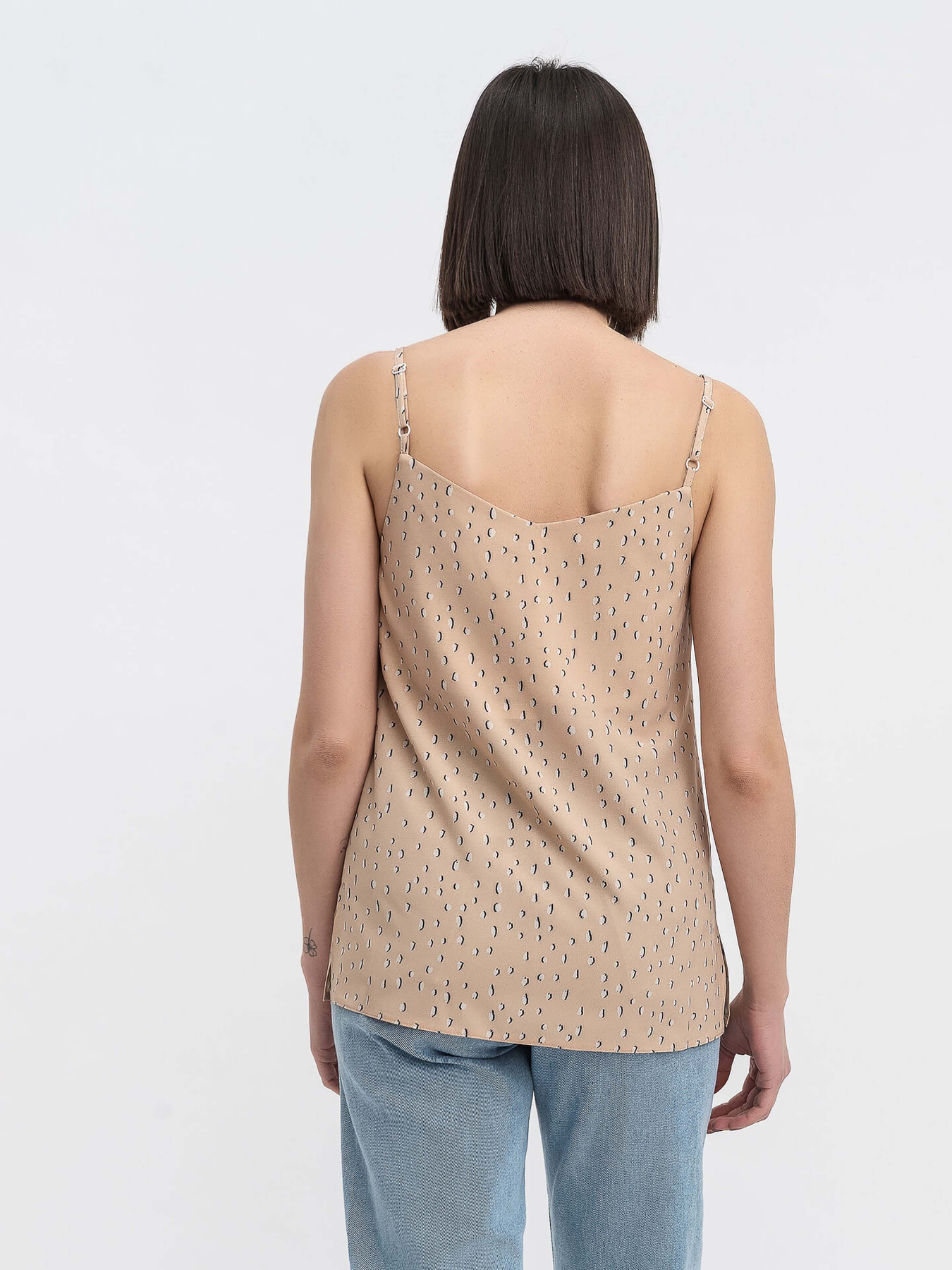 Майка Lesia модель MadeiraBeigeSHRTWLS Фото