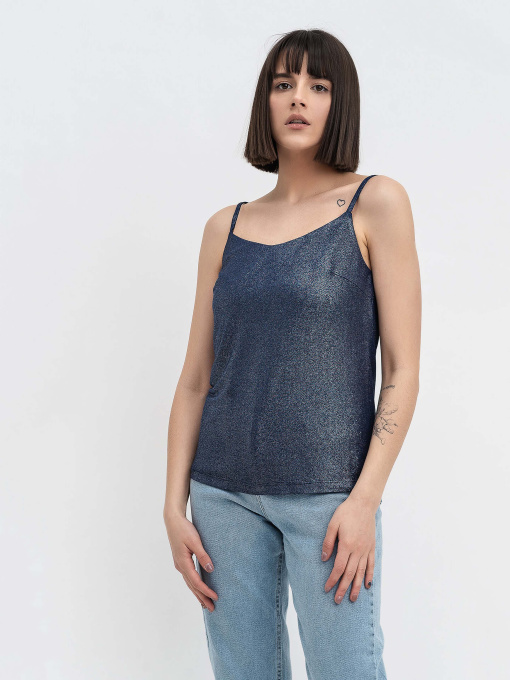 Майка Lesia модель SaymaBlueSHRTWLS Фото