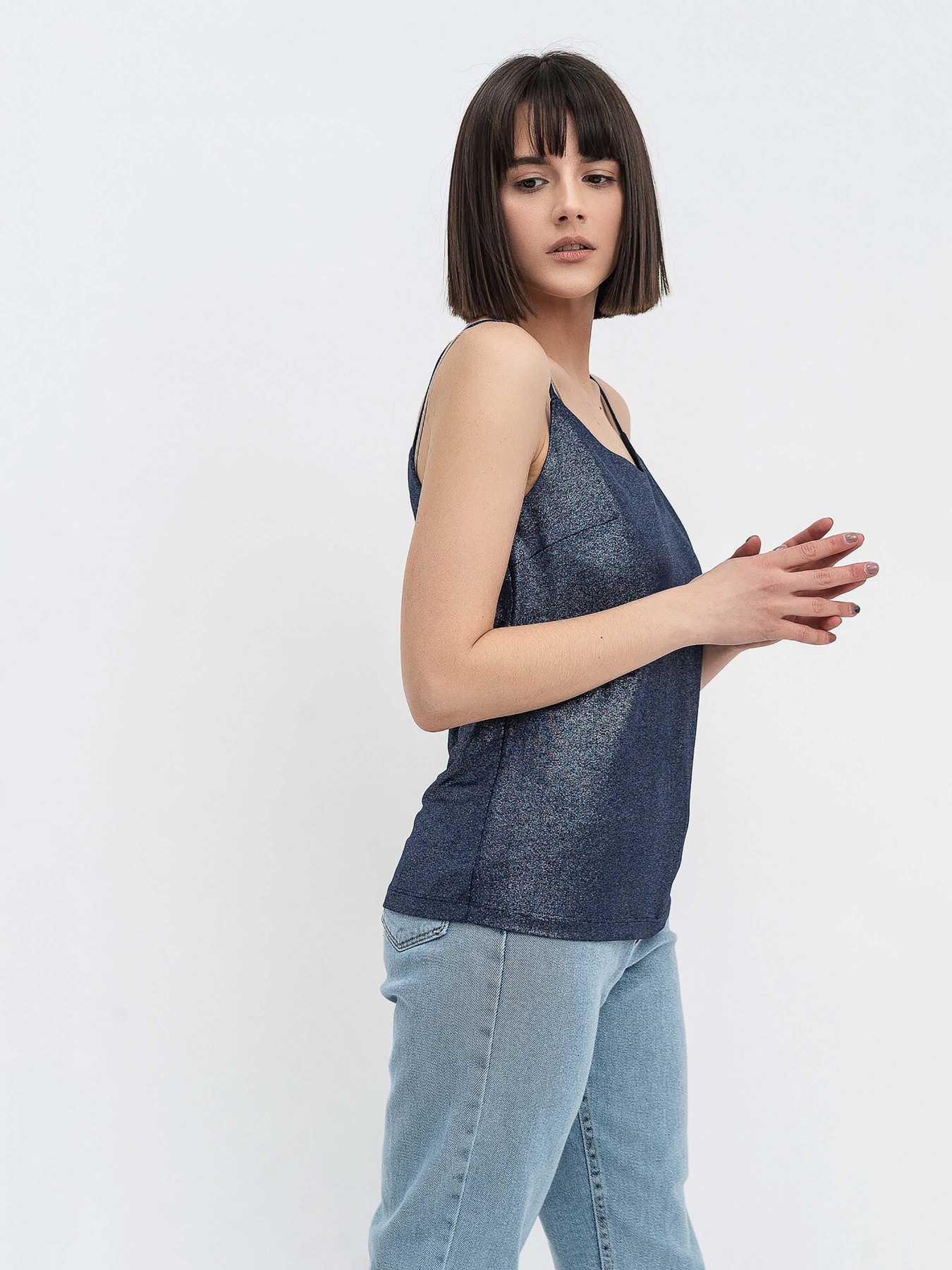 Майка Lesia модель SaymaBlueSHRTWLS Фото