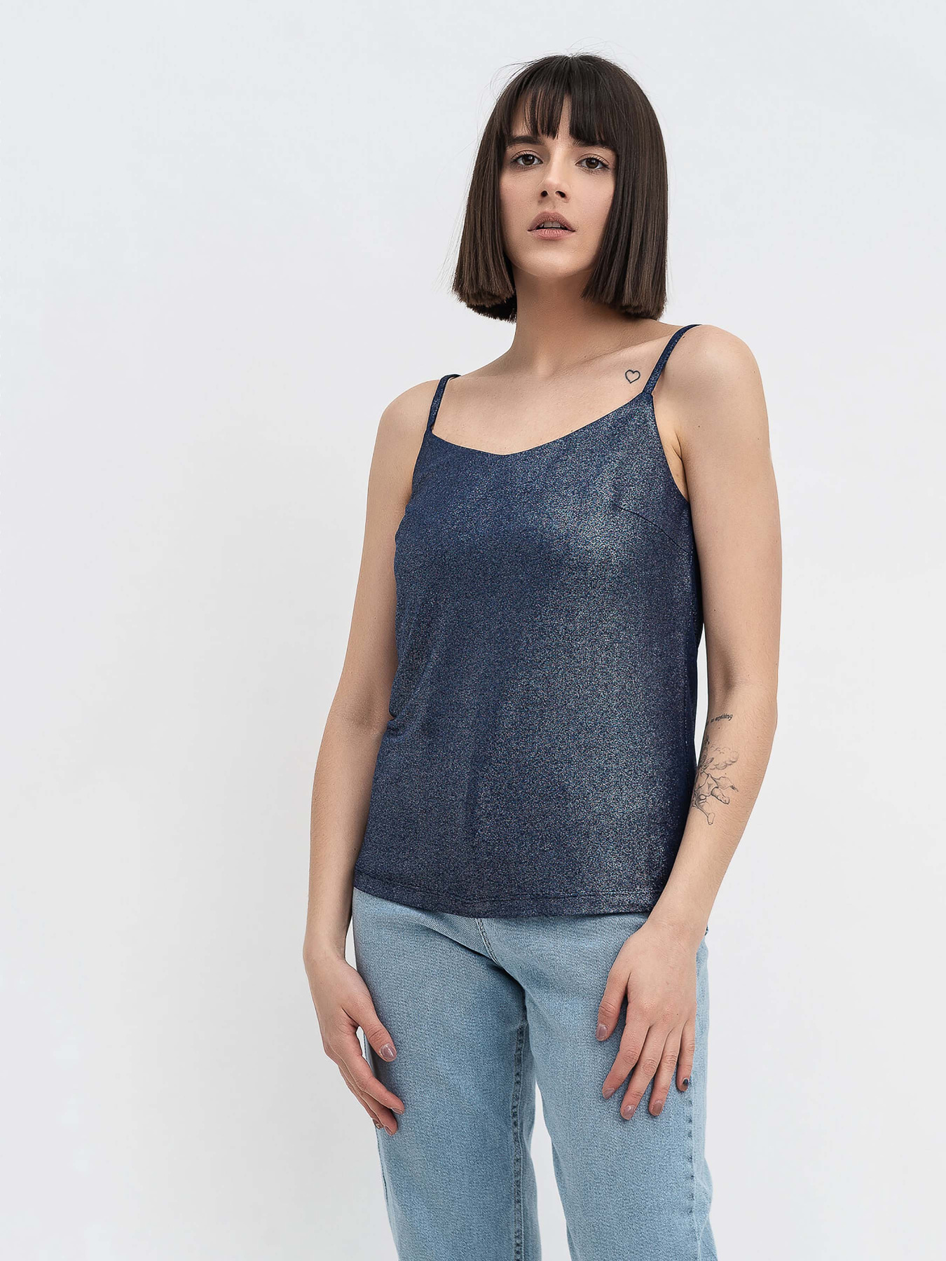 Майка Lesia модель SaymaBlueSHRTWLS Фото