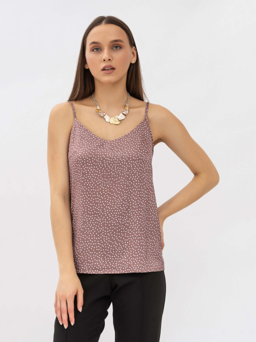 Майка Lesia модель Grayan02BrownSHRTWLS Фото