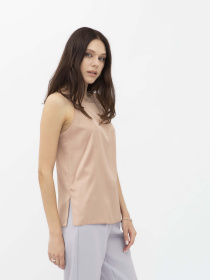 Майка Lesia модель FokaziBeigeSHRTWLS Фото