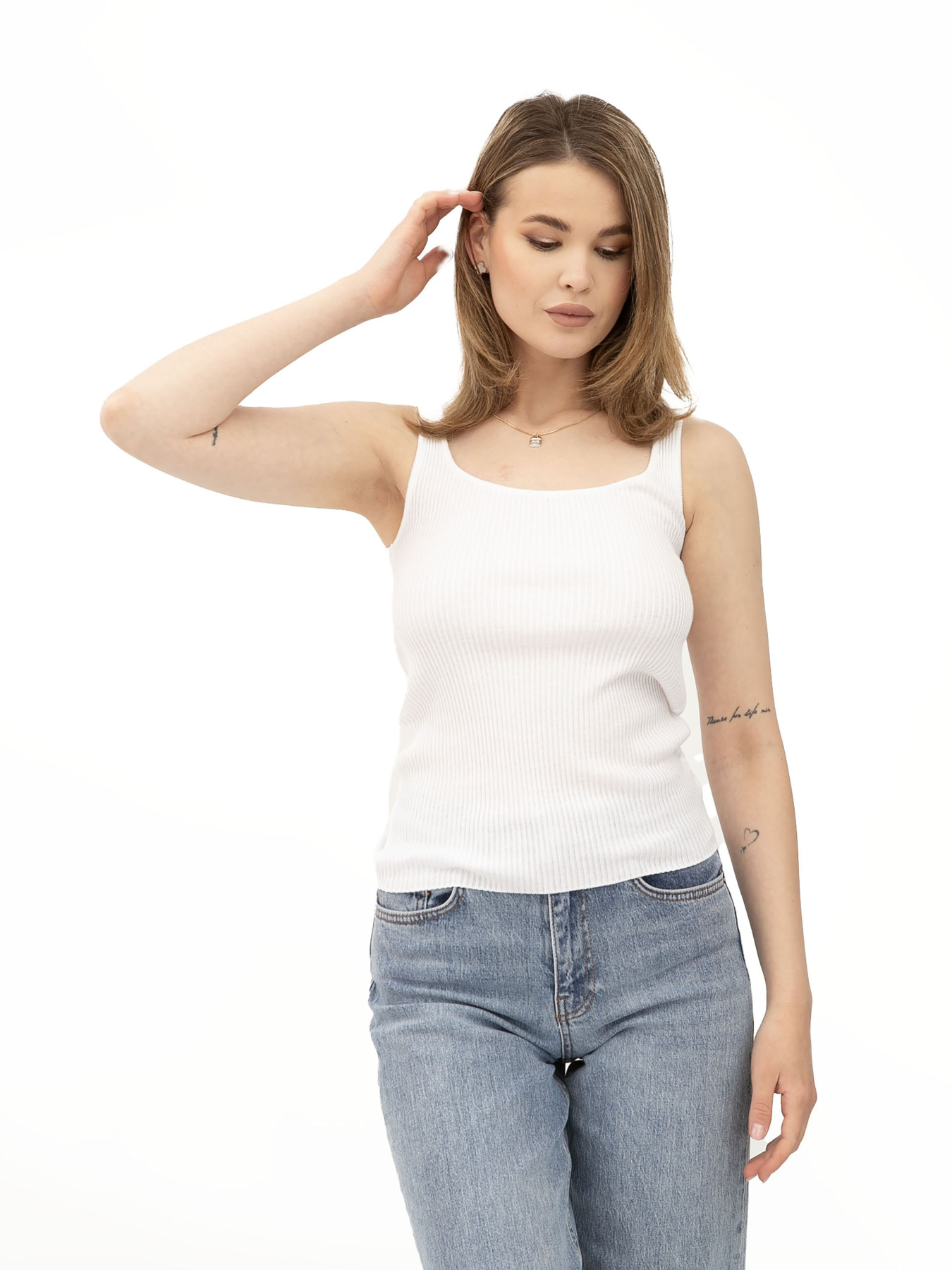 Майка Lesia модель 24100400WhiteSHRTWLS Фото