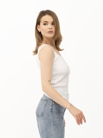 Майка Lesia модель 24100400WhiteSHRTWLS Фото