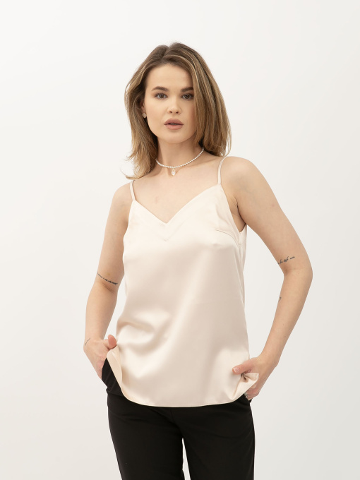 Футболки і поло Lesia модель Marcus5003BeigeSHRTWLS Фото