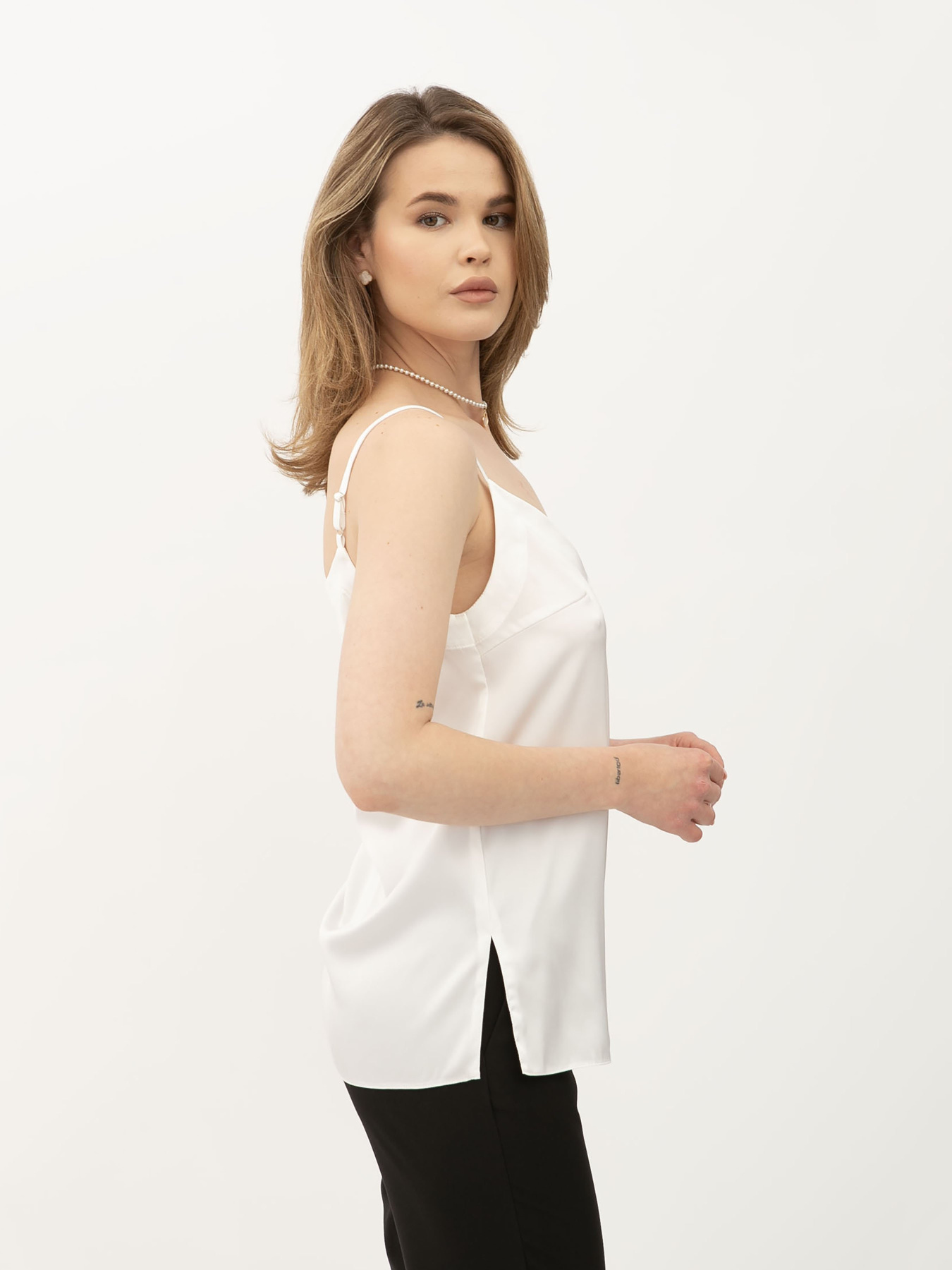 Майка Lesia модель Marcus5004MilkSHRTWLS Фото