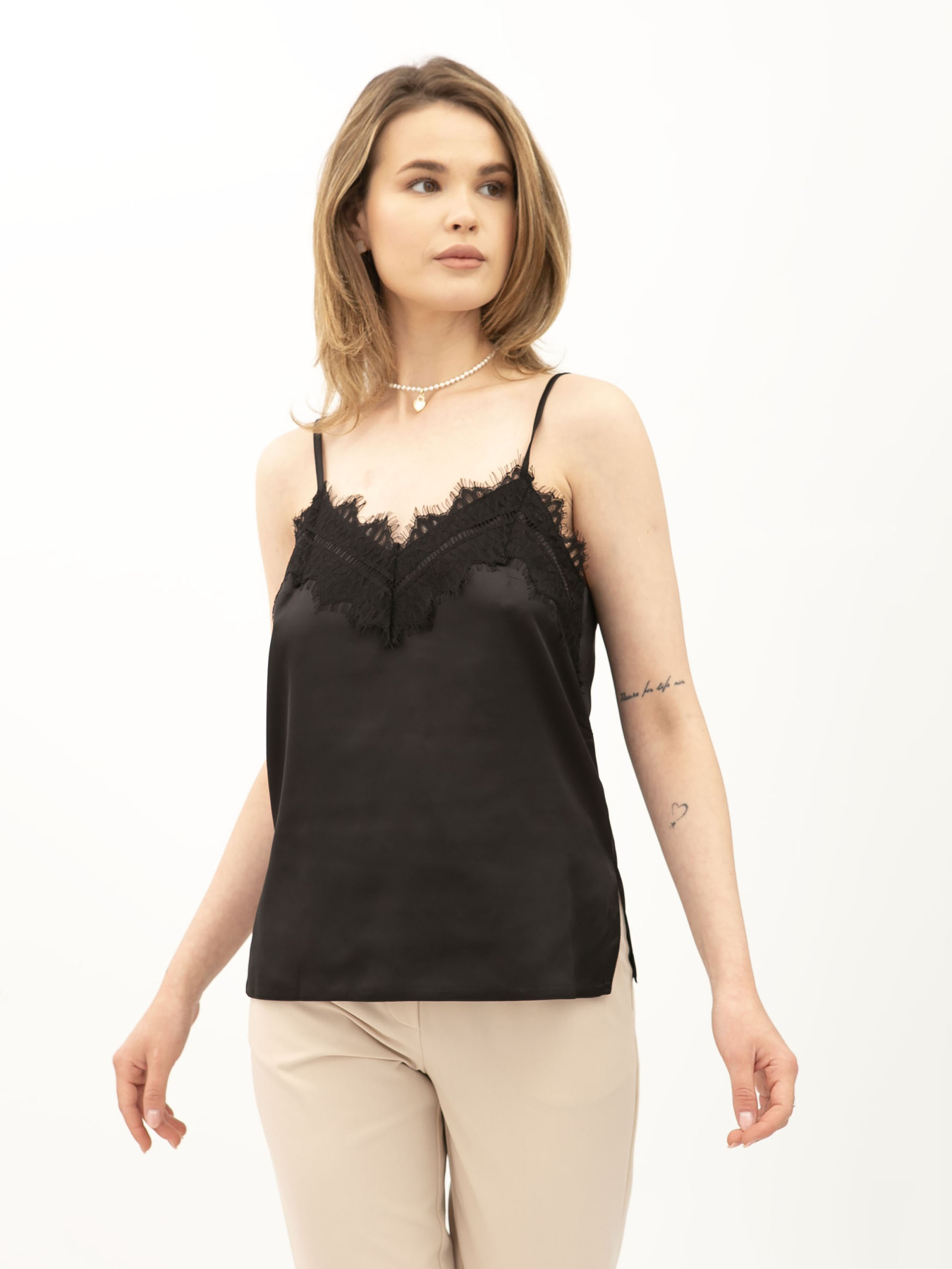 Майка Lesia модель Shaina01BlackSHRTWLS Фото