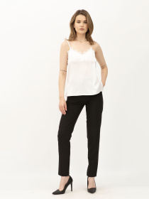 Майка Lesia модель Shaina02MilkSHRTWLS Майка Lesia модель Shaina02MilkSHRTWLS Фото