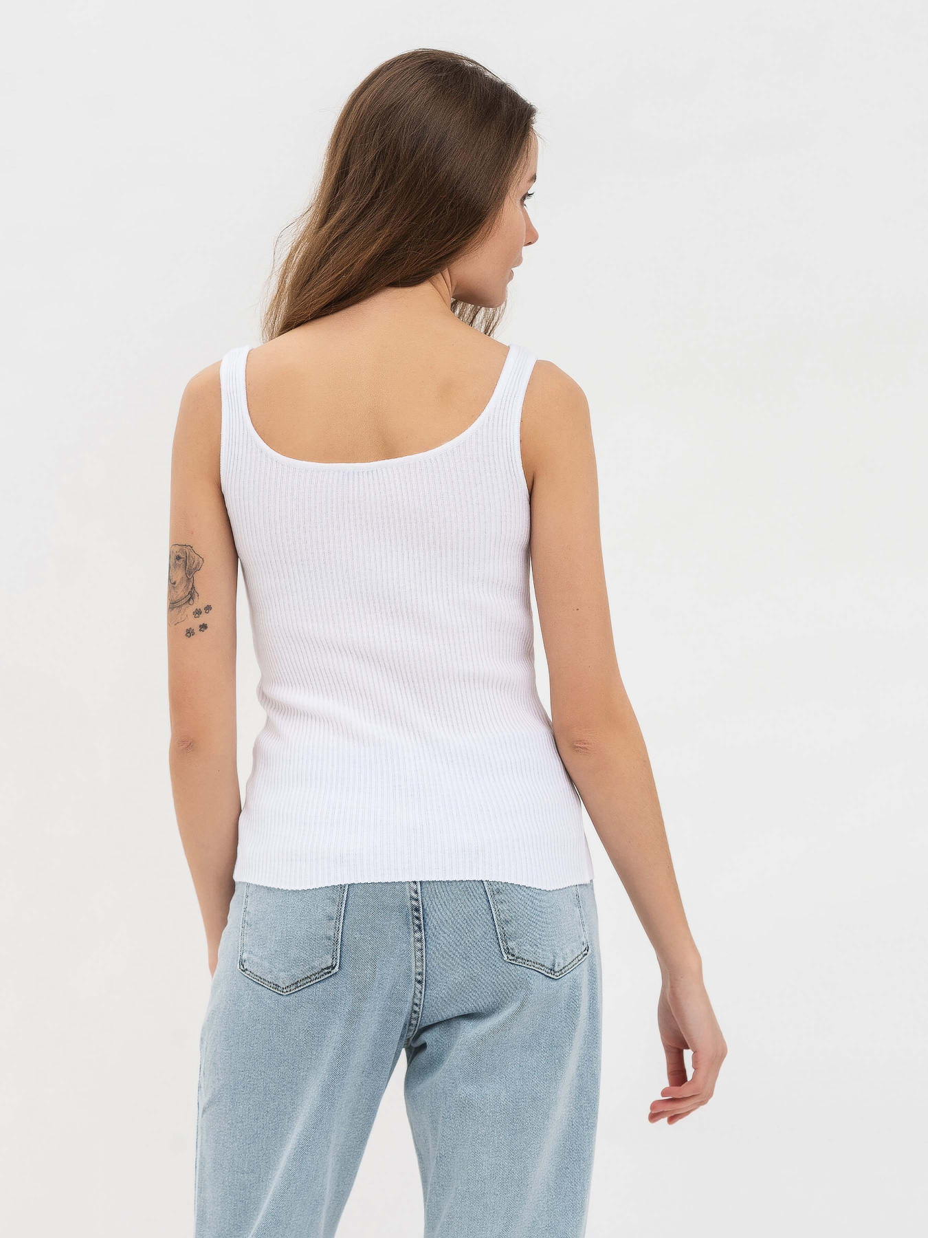 Майка Lesia модель 2210040BWhiteSHRTWLS Фото