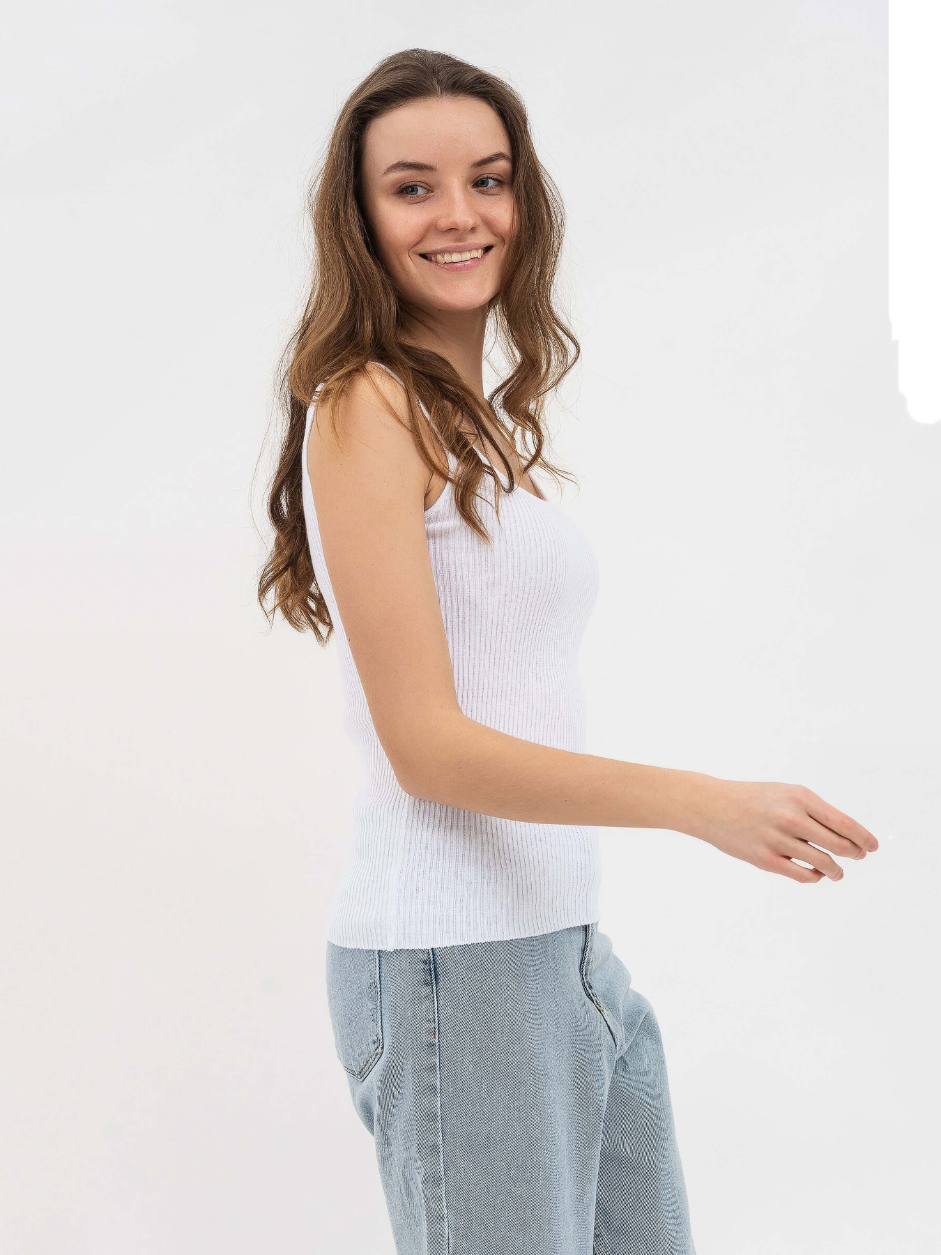 Майка Lesia модель 2210040BWhiteSHRTWLS Фото