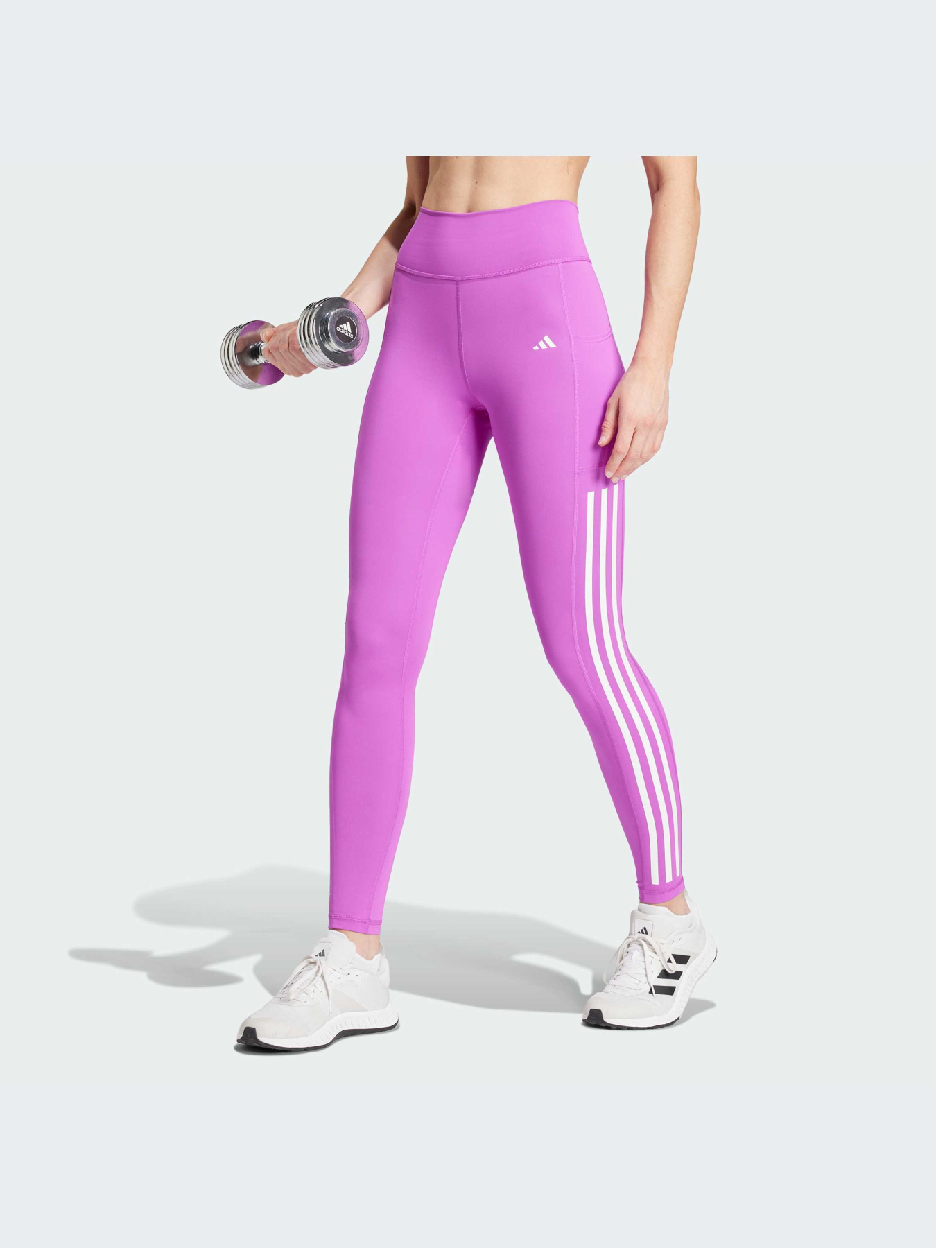 Спортивні леггінси Adidas 3 Stripes модель IZ2715 Фото