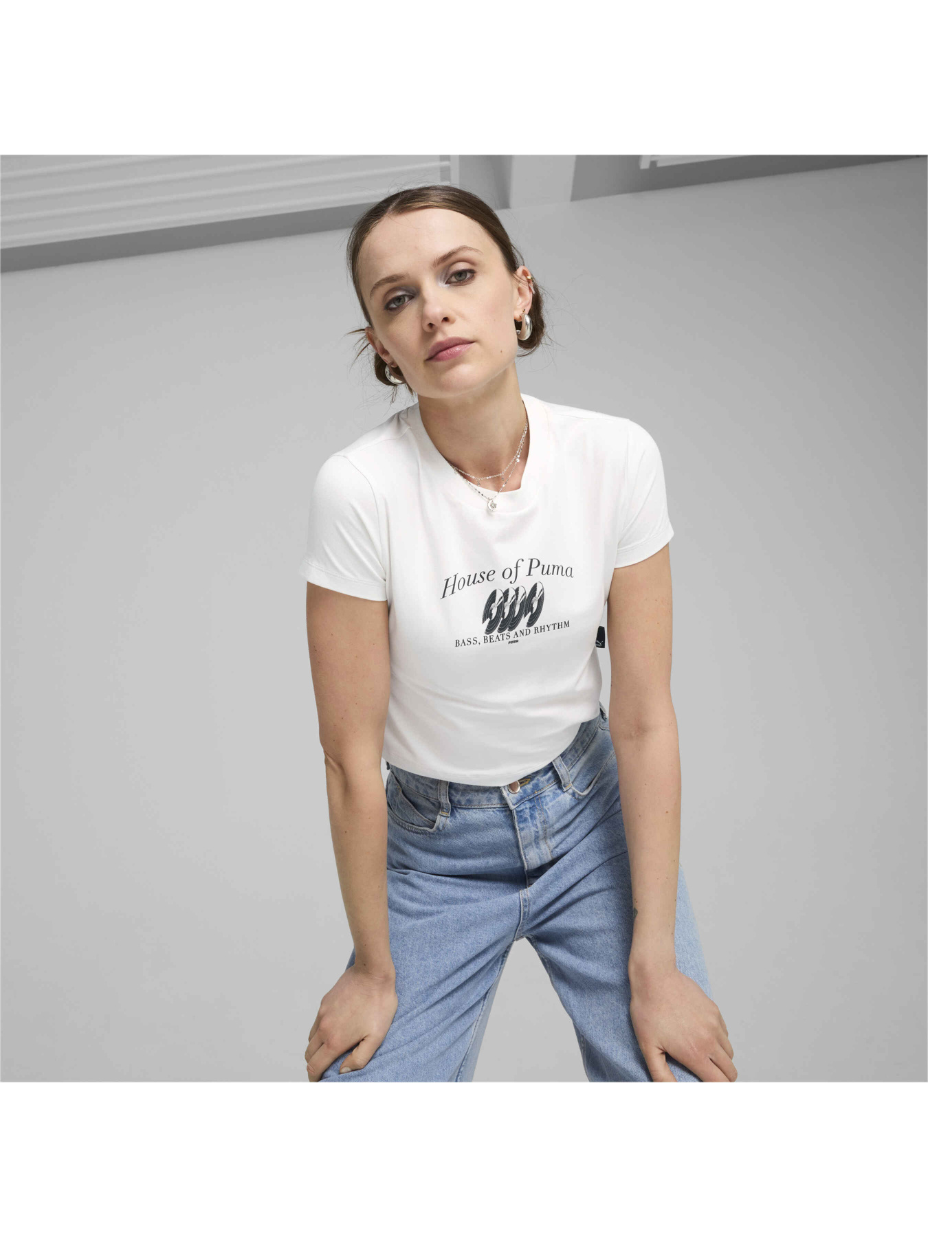 Футболка PUMA Graphics Music Baby Tee модель 627997 Фото